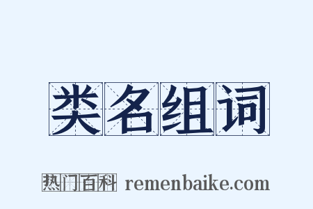 类名组词是什么意思的图片